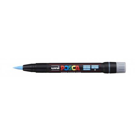 Marcador de tinta Posca PCF-350 - Ponta de pincel acrílica - À base de água - Resistente à luz - Não permanente - Inodoro - Idea