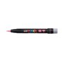 Marcador de tinta Posca PCF-350 - Ponta de pincel acrílica - À base de água - Não permanente - Resistente à luz - Inodoro - Rosa