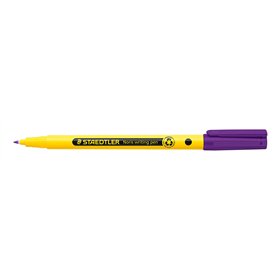 Caneta Marcadora Staedtler 307 Noris de Ponta Fina - Espessura da Linha Aprox. 0,6 mm - Tinta à Base de Água - Corpo Feito com 9