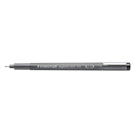 Caneta Staedtler Pigment Liner 308 Fineliner - Espessura da linha 0,4 mm - Secagem rápida - Preta