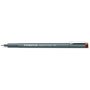 Caneta Staedtler Pigment Liner 308 Fineliner - Espessura da linha 0,5 mm - Secagem rápida - Marrom