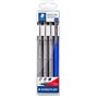 Staedtler Pigment Liner 308 - Conjunto com 3 Canetas Fineliner 0.2, 0.4 e 0.8mm + 1 Lapiseira 0.5mm - Secagem Rápida - Preta