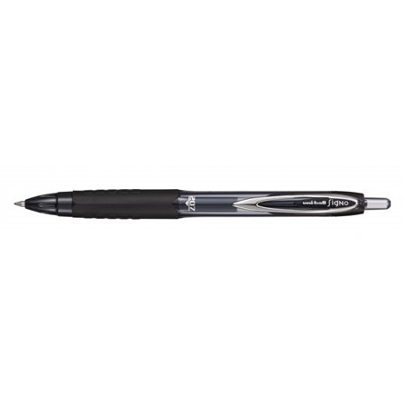 Caneta Rollerball Uni-ball UMN-207E - Ponta Esferográfica de 0,7 mm - Empunhadura Emborrachada Anti-Fadiga - Tinta Pigmentada Re