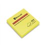 Bloco de notas adesivas Bismark com 100 unidades, 76x76mm - Amarelo Neon
