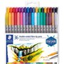 Staedtler 3200 - Pacote com 36 Marcadores de Ponta Dupla - Resistentes à Pressão - Cores Sortidas
