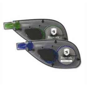Fita Corretiva Bismark 5mm x 12m - Aplicação Lateral - Corpo Transparente - Formato Ergonômico