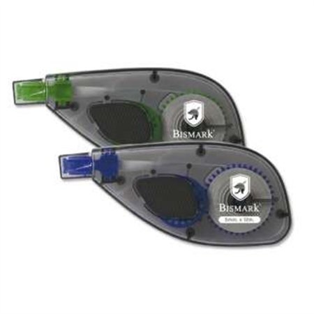 Fita Corretiva Bismark 5mm x 12m - Aplicação Lateral - Corpo Transparente - Formato Ergonômico