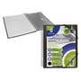 Pasta Bismark com 40 folhas transparentes - Formato A4 - Inclui envelope para documentos - Fecho elástico
