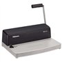 Encadernadora manual em espiral metálica Fellowes Metal 25 A4 - Perfura até 10 folhas - Encaderna até 450 folhas