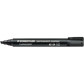 Marcador permanente Staedtler Lumocolor 350 - Ponta chanfrada de 2 a 5 mm aprox. - Tinta à base de álcool - Secagem rápida - Pre