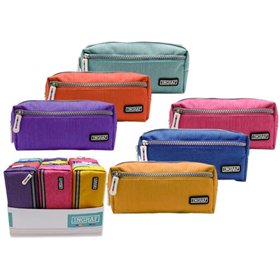Estojo plano Ingraf Mediterraneo - Design elegante - Material durável - Fecho seguro - Ideal para viagens e uso diário - Cores s