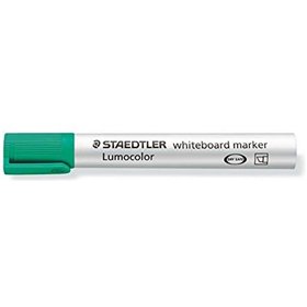 Marcador para quadro branco Staedtler Lumocolor 351 - Ponta chanfrada de 2 a 5 mm aprox. - Secagem rápida - Verde