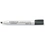 Marcador para quadro branco Staedtler Lumocolor 351 - Ponta chanfrada de 2 a 5 mm aprox. - Secagem rápida - Preto
