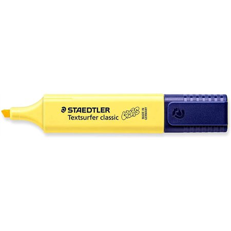 Marcador fluorescente pastel Staedtler Textsurfer Classic 364 - Ponta chanfrada - Espessura da linha 1-5 mm - Tinta à base de ág