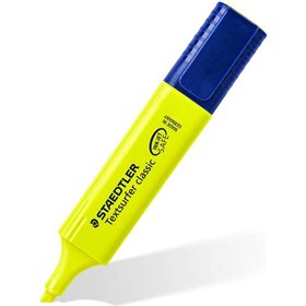 Marcador fluorescente Staedtler Textsurfer Classic 364 - Ponta chanfrada - Espessura da linha 1-5 mm - Tinta à base de água - Am