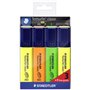 Staedtler Textsurfer Classic 364 - Pacote com 4 Marcadores Fluorescentes - Secagem Rápida - Espessura da Linha de 1 a 5 mm (Apro