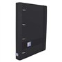 Pasta Oxford Europeanbinder Live & Go com 4 argolas, formato A4+, com folhas quadriculadas de 5x5mm e 4 furos - Capa de plástico