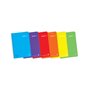 Caderno espiral Enri Plus, formato fólio, pautado com 3,5 mm - 80 folhas, papel de 90 g/m² com margem - capa plástica - cores so