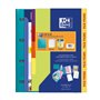 Pasta Oxford Europeanbinder Live & Go tamanho A4+ com refil + divisórias - Capa de plástico de poliestireno expandido - Cores so