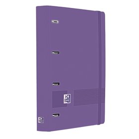 Pasta Oxford Europeanbinder Live & Go A4+, tamanho A4 com refil de 100 folhas, quadriculada 5x5mm - capa de plástico de poliesti