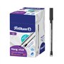 Caneta Esferográfica Pelikan Hang Stick - Espessura da Linha de 1mm - Tampa Anti-engasgo - Corpo Triangular Ergonômico - Gancho 