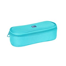 Estojo infantil Oxford Kangoo - Fecho elástico para cadernos - Poliéster - 23x5x11cm - Cores sortidas