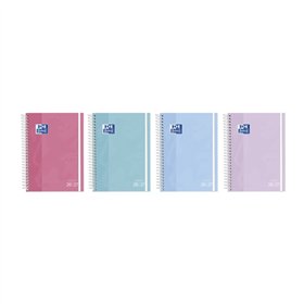 Agenda Escolar Oxford Touch com Espiral - Espanhol - Capa Dura - Formato Octavo - Visão Semanal - Cores Sortidas