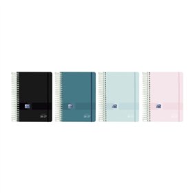 Agenda Escolar Oxford Live and Go com Espiral - Espanhol - Capa Plástica - Formato Octavo - Um Dia por Página - Cores Sortidas