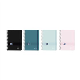 Agenda Escolar Oxford Live and Go com Espiral - Espanhol - Capa Plástica - Formato Octavo - Visão Semanal - Cores Sortidas