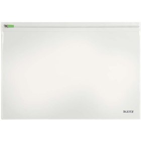 Conjunto de 2 Bolsas Transparentes Multiuso Leitz Traveller - Tamanho 230x1x330mm - Fecho com Zíper