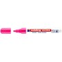 Marcador de giz líquido Edding 4095 - Ponta redonda - Espessura da linha entre 2 e 3 mm - Odor neutro - Rosa neon