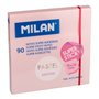 Bloco de notas Milan com 90 blocos superadesivos - Removíveis - Maior durabilidade - 76 mm x 76 mm - Rosa pastel