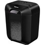 Triturador de Papel Fellowes LX50 P-4 (Usado) - Tritura até 9 folhas por vez - Capacidade do recipiente de 17 litros - Preto