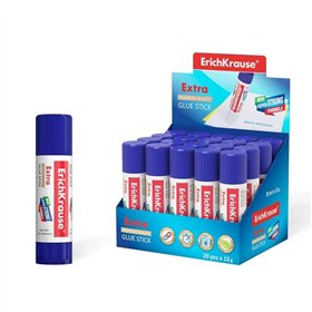 Cola em bastão extra forte Erichkrause 15g - Fórmula super forte - Consumo econômico - Adesão rápida e confiável - Fácil de remo