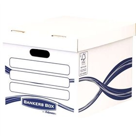 Caixa organizadora básica Fellowes Bankers Box - Montagem manual - Papelão reciclado com certificação FSC