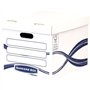 Caixa organizadora básica Fellowes Bankers Box - Montagem manual - Papelão reciclado com certificação FSC