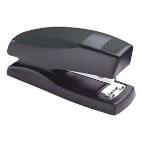 Grampeador de mesa Petrus 435 Golf - Grampeia até 30 folhas - Grampos fechados, abertos e de contato - Preto