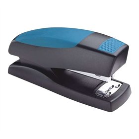 Grampeador Petrus 435 Golf - Até 30 folhas - Grampos de fechamento, abertura e batida - Azul