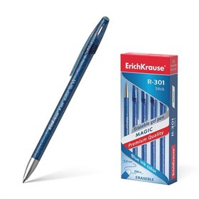 Caneta de Gel Apagável Mágica Erichkrause R-301 - Tinta em Gel - Ponta de 0,5 mm - Largura da Linha de 0,4 mm - Corpo Semitransp