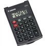 Calculadora de bolso Canon AS-8 com visor LCD de 8 dígitos - Com capa rígida dobrável - Alimentada por bateria - Cinza escuro