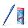 Caneta Gel Automática Erichkrause R-301 Original Gel Matic - Tinta Gel de Secagem Rápida - Corpo Transparente com Empunhadura Er