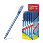 Caneta Esferográfica Erichkrause Neo Original - Ponta Fina Sofisticada - Corpo Redondo Translúcido Fosco - Tinta Azul