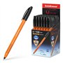 Caneta Esferográfica Erichkrause U-108 Classic Laranja - Ponta Esferográfica 0,7mm - Espessura da Linha 0,26mm - Tampa Ventilada