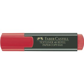 Caneta Marcadora Fluorescente Faber-Castell Textliner 48 - Ponta Chanfrada - Espessura da Linha entre 1,2 mm e 5 mm - Tinta à Ba