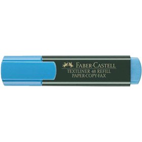 Marcador de texto fluorescente Faber-Castell Textliner 48 - Ponta chanfrada - Espessura da linha entre 1,2 mm e 5 mm - Tinta à b