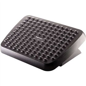 Apoio para os pés ergonômico e ajustável Fellowes - Superfície com função de massagem - 2 ajustes de altura - Preto