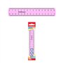 Régua para Bolo Erichkrause - 15cm - Rosa - Saco de Polietileno