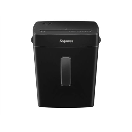 Triturador de Papel Portátil Fellowes P-42C, Corte de Partículas P-4 - Tritura até 8 Folhas - Capacidade do Cesto de 15L - Preto