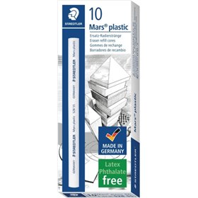 Borracha de substituição de plástico Staedtler Mars para suporte de borracha 528 50