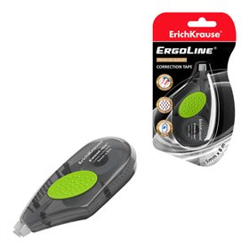 Fita Corretiva Erichkrause Ergoline 8m x 5mm - Aderência de Borracha Antiderrapante - Correção Rápida e Segura - Secagem Instant
